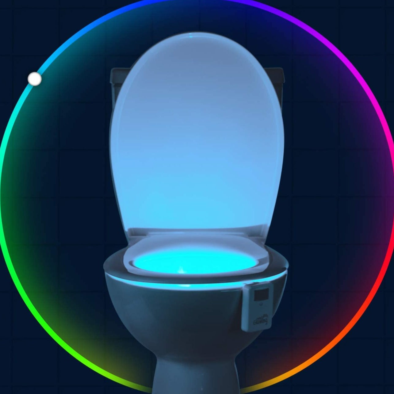 Automatic LED Toilet Nightlight - Motion Sensor Glow Bowl