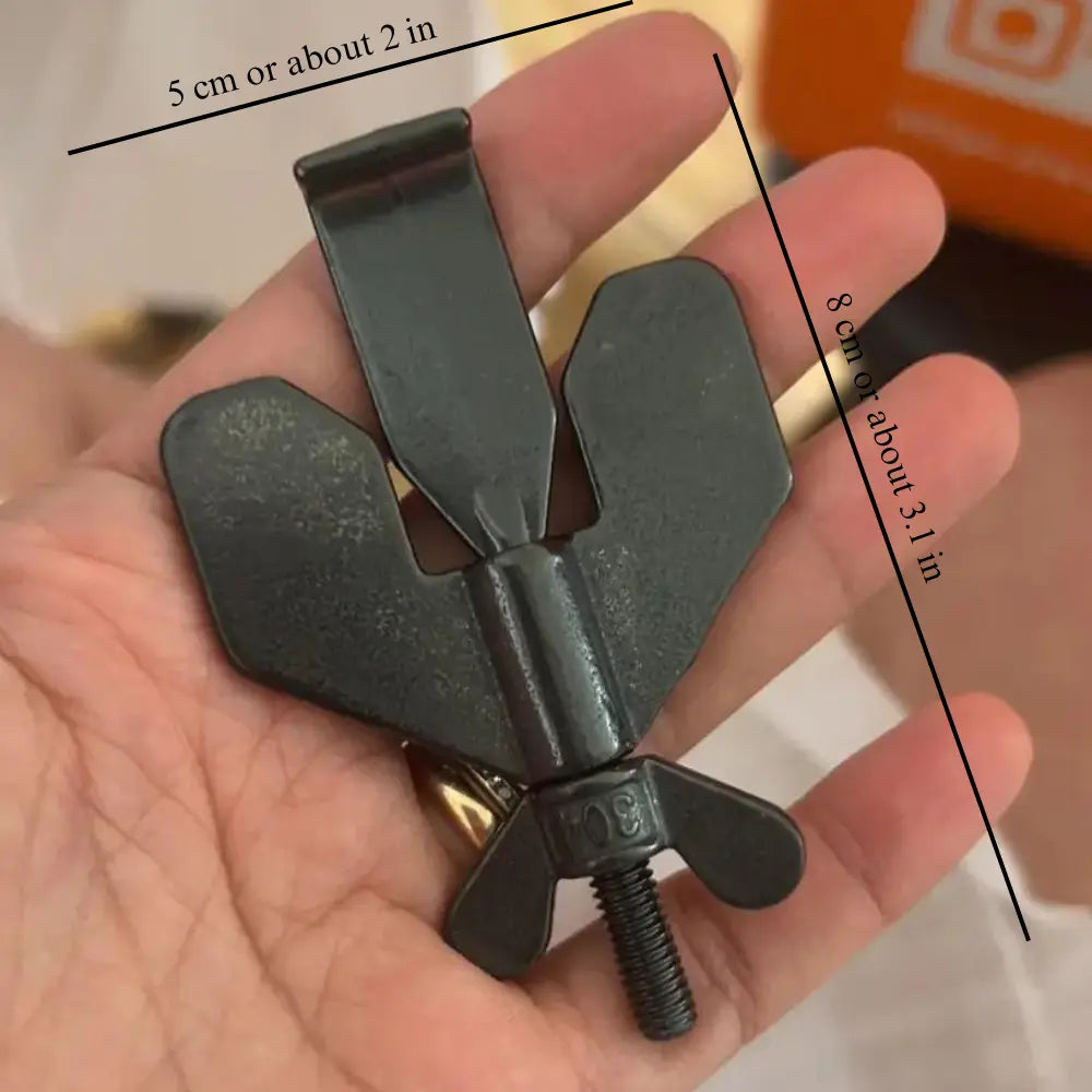 Compact Travel Door Lock - Strong Stainless Steel Security