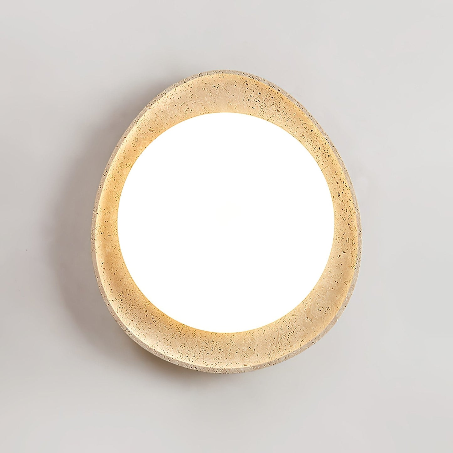 TravertineGlow | Elegant Minimalist LED Ceiling Light Fixture 8