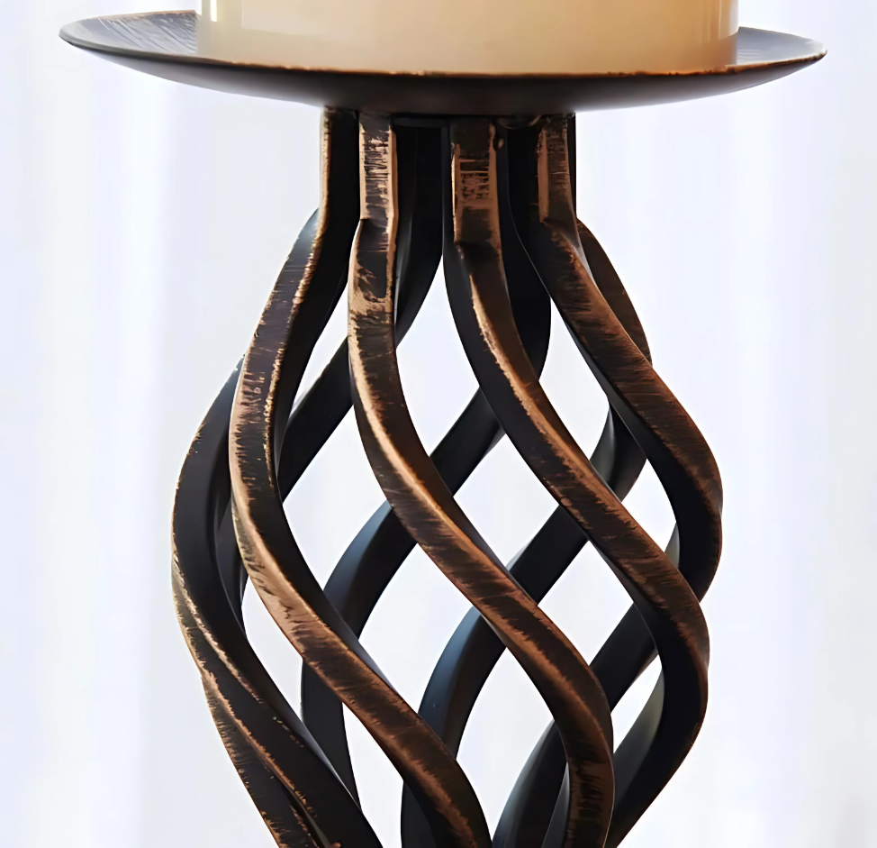 Luxury Metal Candle Holder for Warm Ambient Light