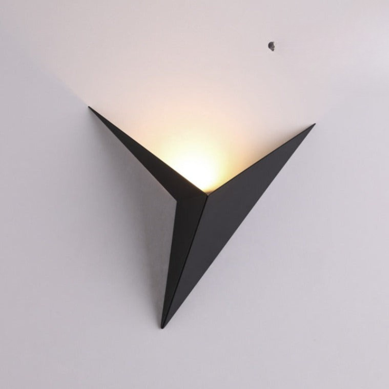 Contemporary Triangle Wall Light Fixture