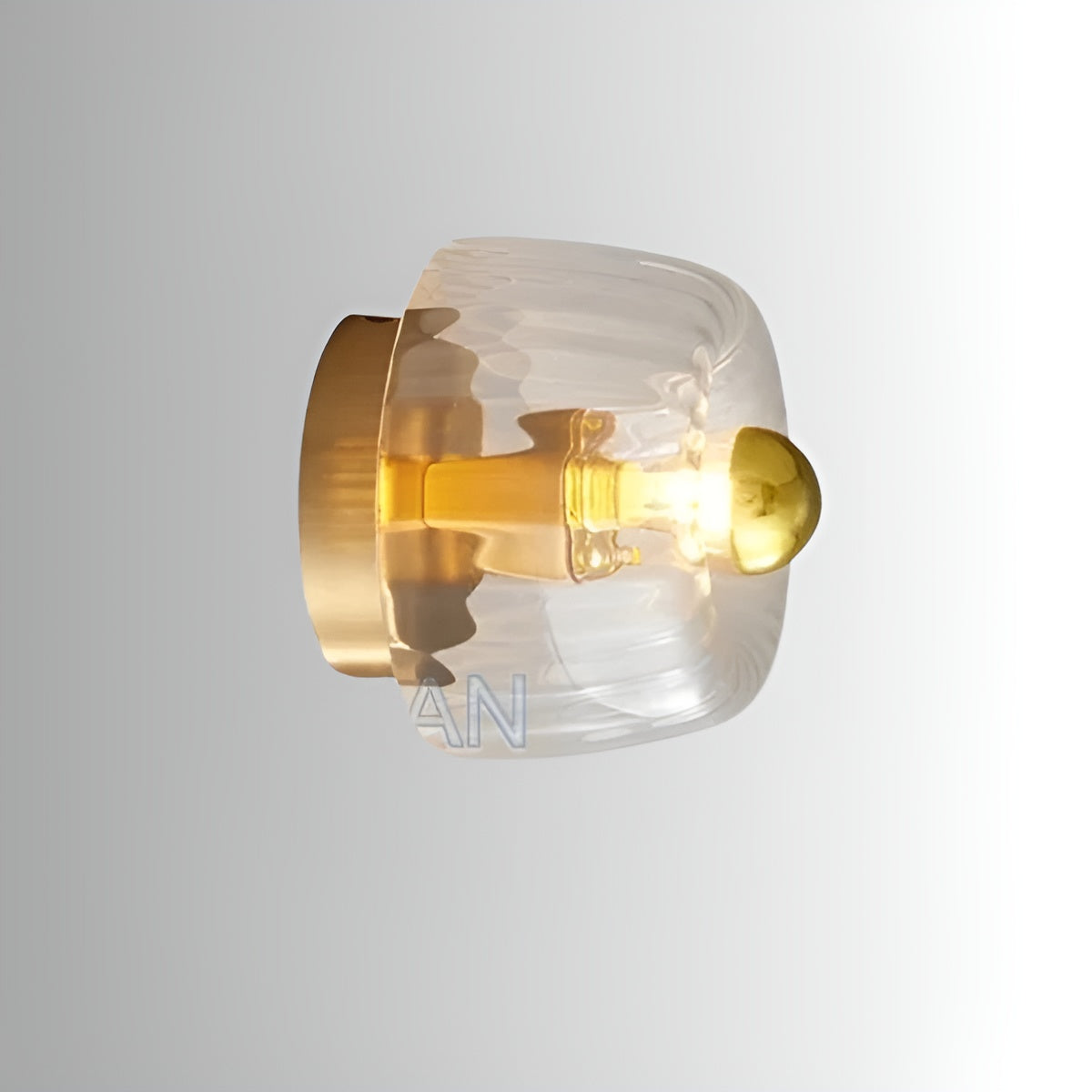 Simple Glass Wall Lamp with Modern Style