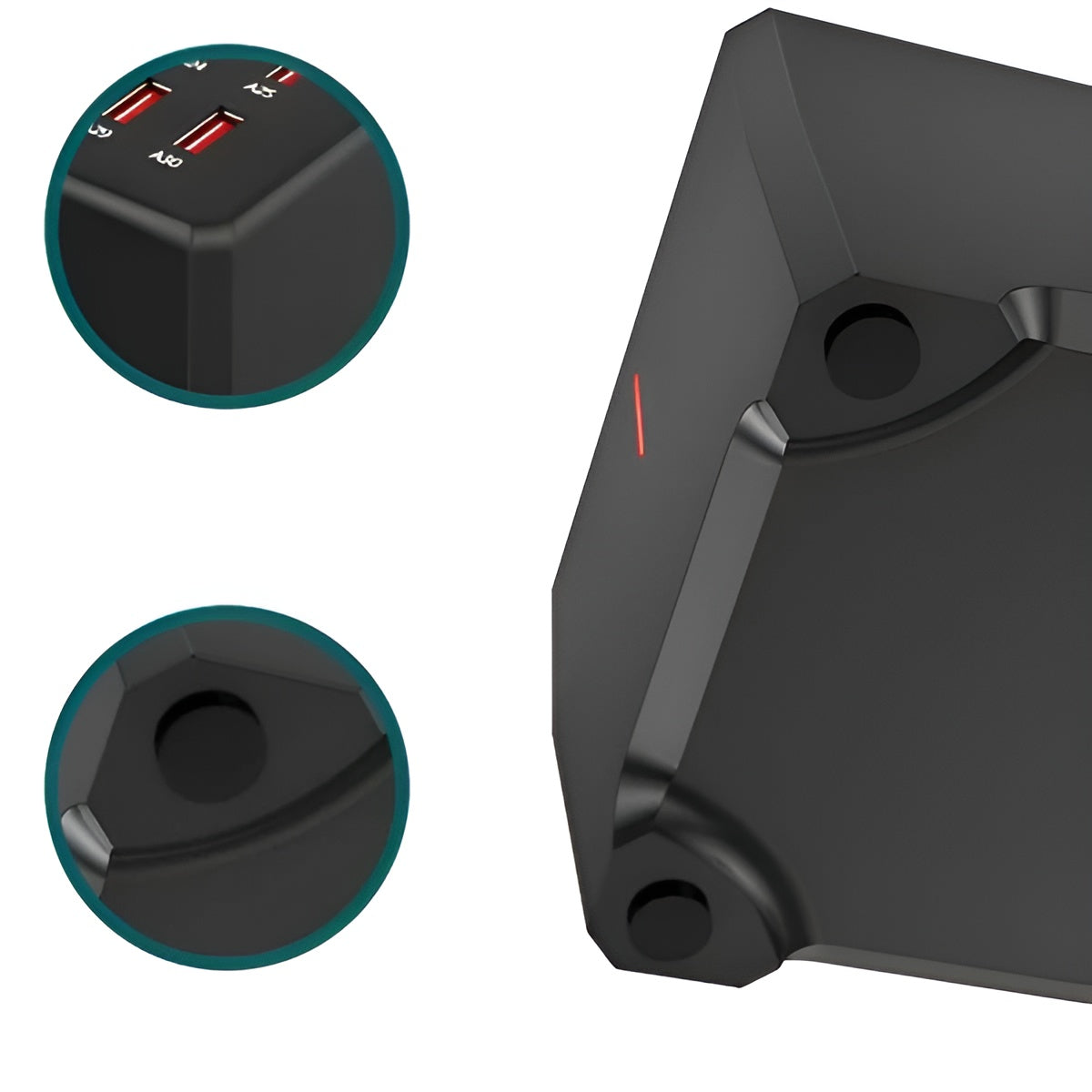 Compact 30 Port USB Charging Hub with Fast Charge