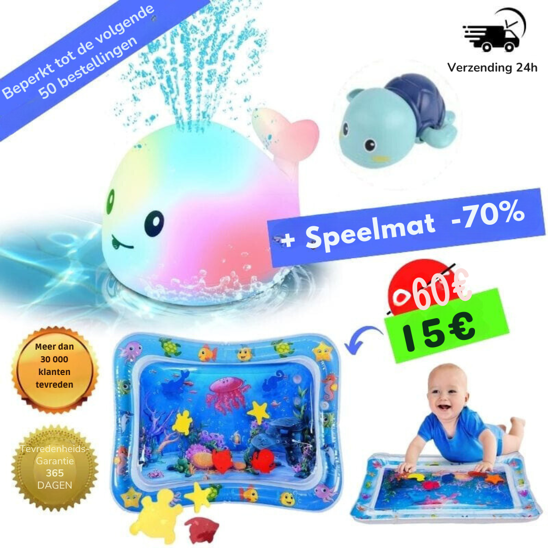 Colorful Ocean Whale Bath Toy