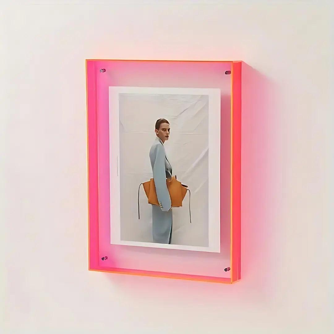 Glowing LED Glass Picture Frame