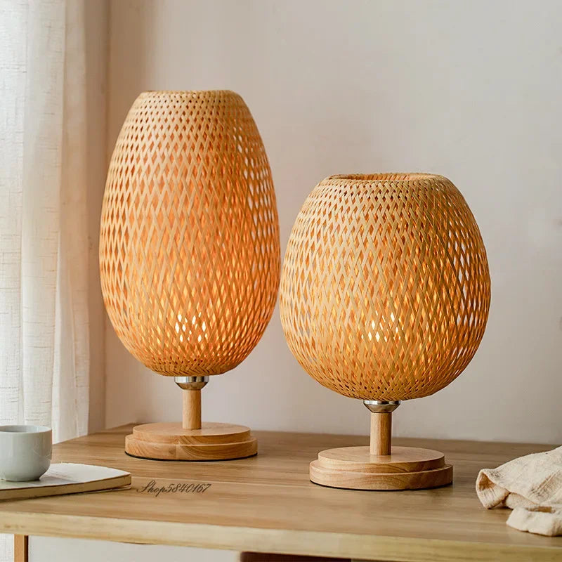 Natural Bamboo Desk Lamp