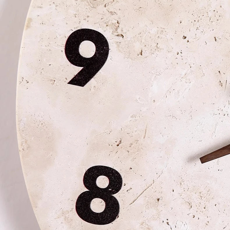 Traditional Round Wall Clock with Simple Elegance