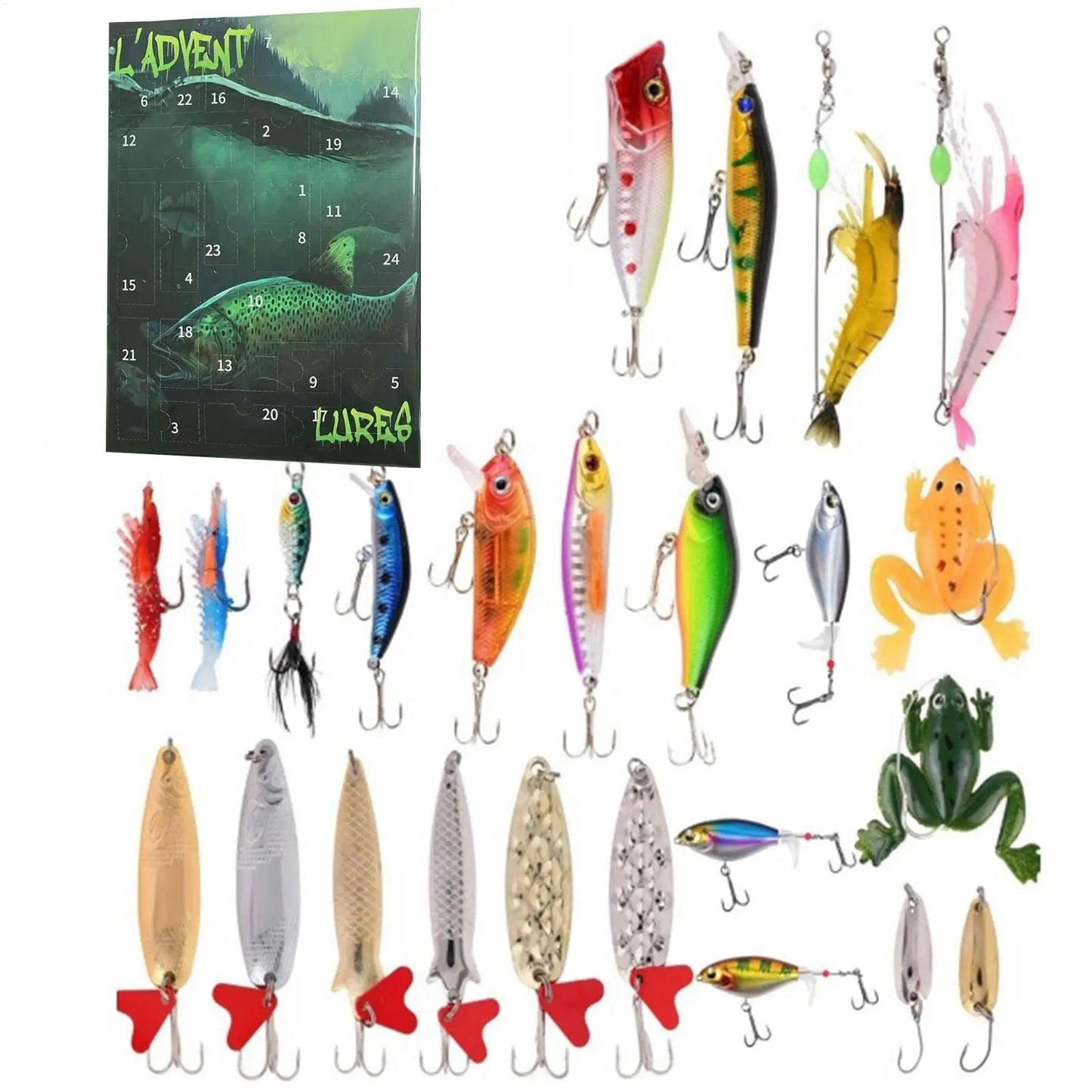 Fun Fisherman Countdown Calendar Gift