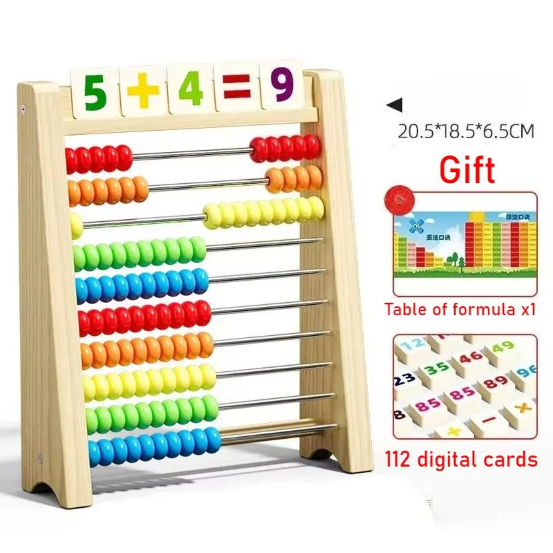 Classic Wooden Math Toy for Kids Counting Fun