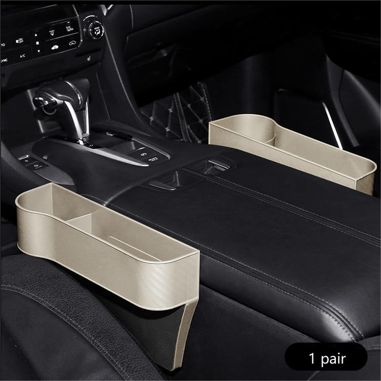 Premium Leather Auto Seat Storage Organizer