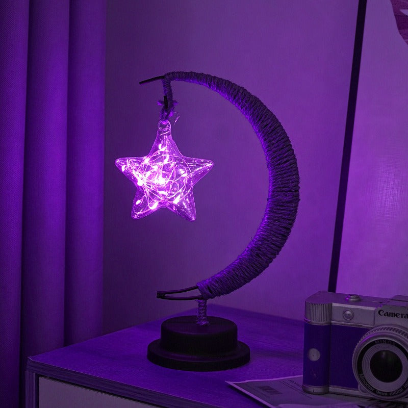 Soft Moon Glass Table Lamp
