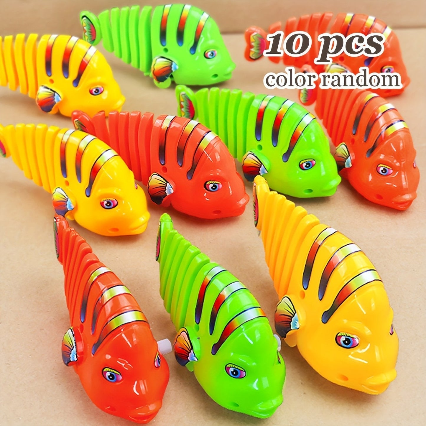Colorful Winding Fish Shape Toy
