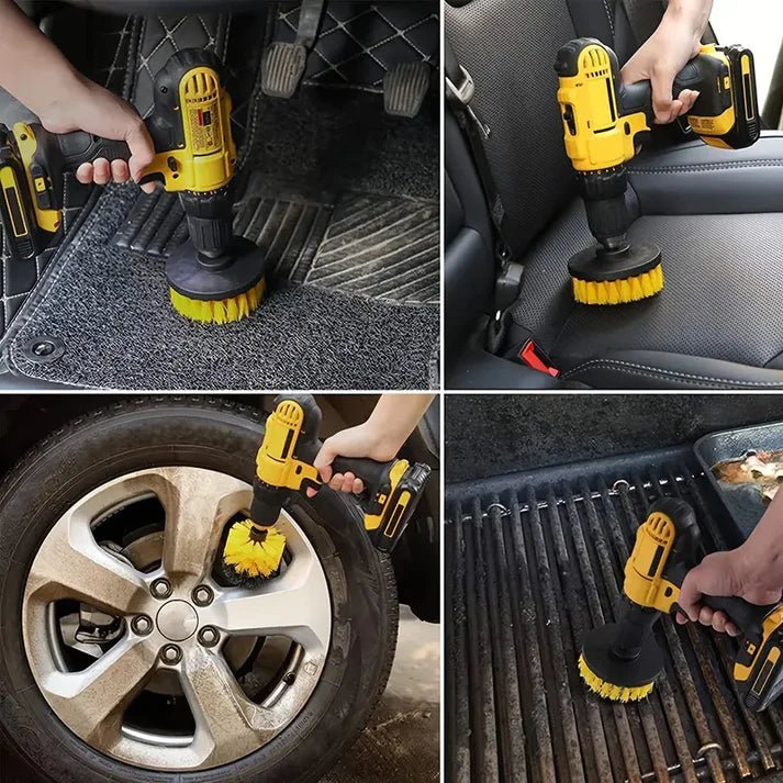 Fesara TurboClean Wheel Shine Kit - 3 Piece Set