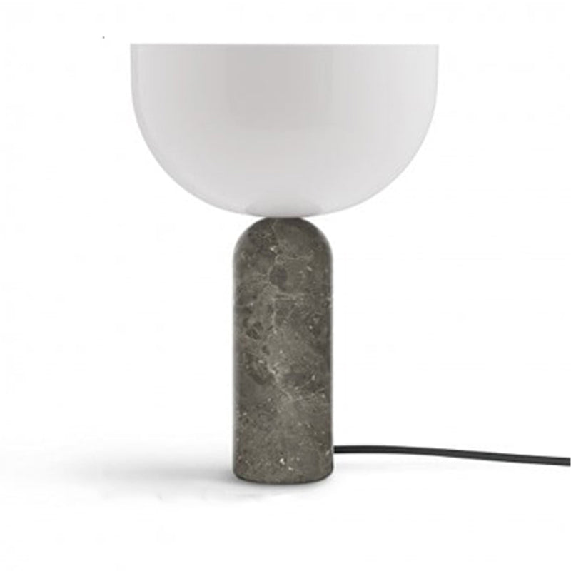 Elegant Marble Table Lamp with Gold Details