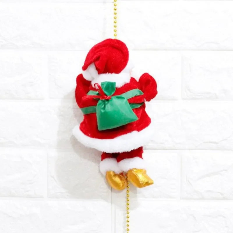 Fun Christmas Climbing Santa Toy