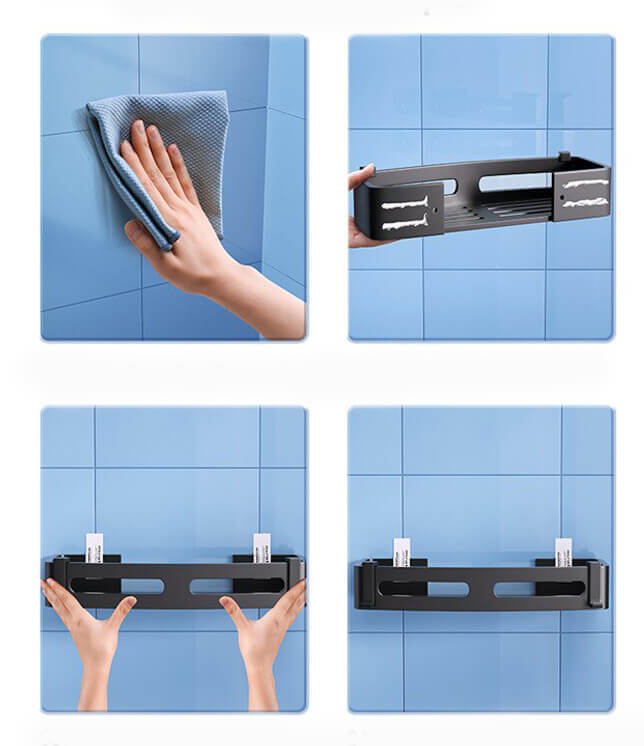 Modern Silver Bathroom Storage Organizer