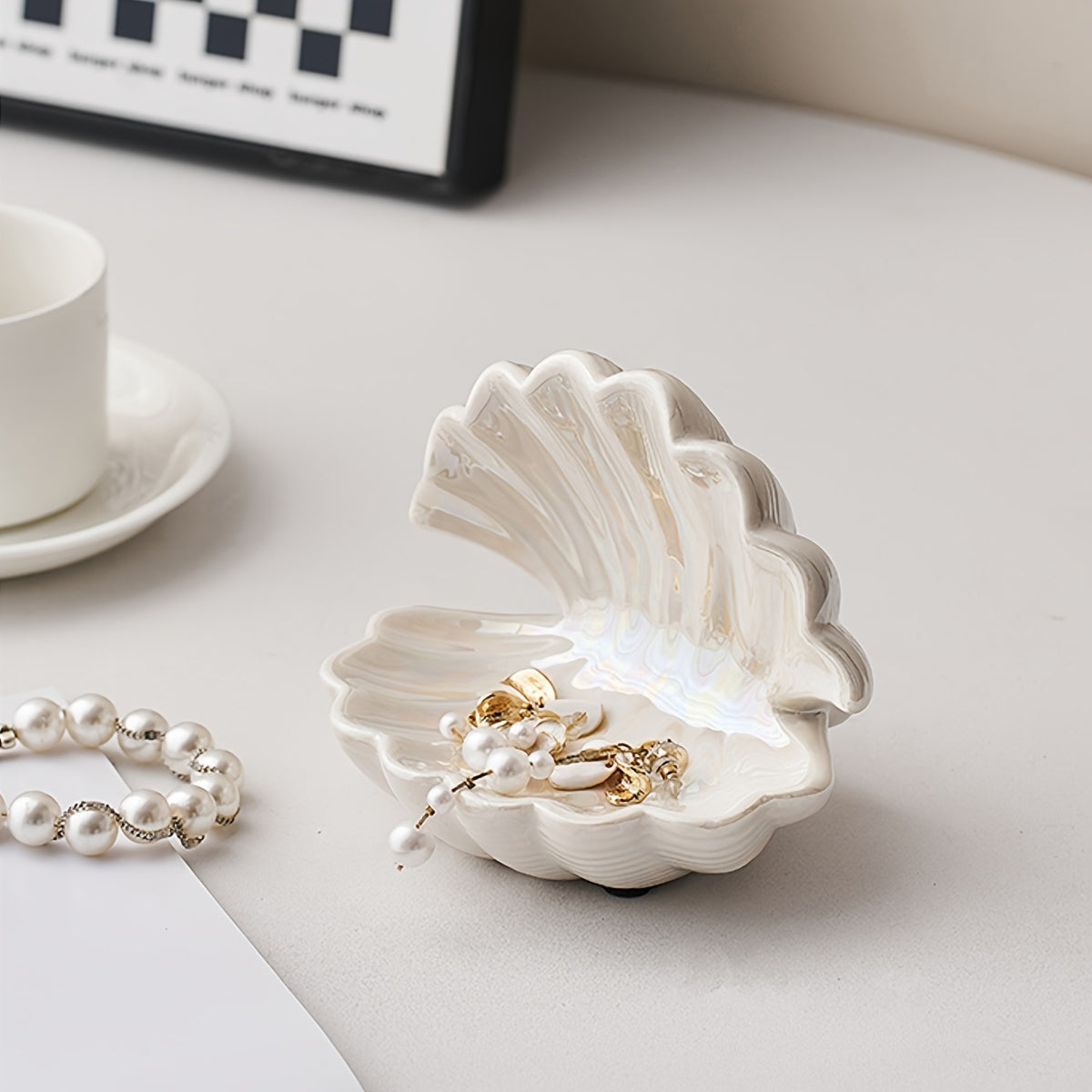 Beautiful Ceramic Trinket Dish for Home Decor