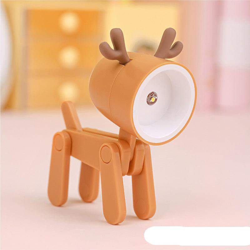 Colorful LED Table Lamp with Adjustable Animal Design