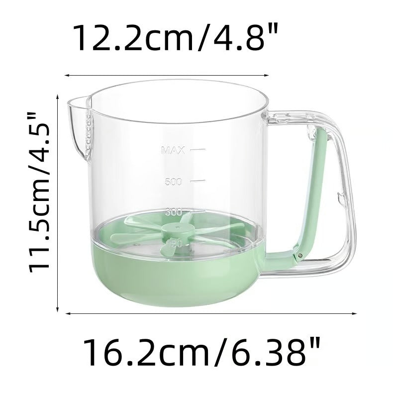 Easy Mix Measuring Cup with Built-in Stirrer