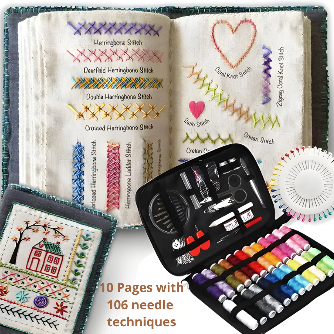 Easy Embroidery Kit for Relaxation and Art