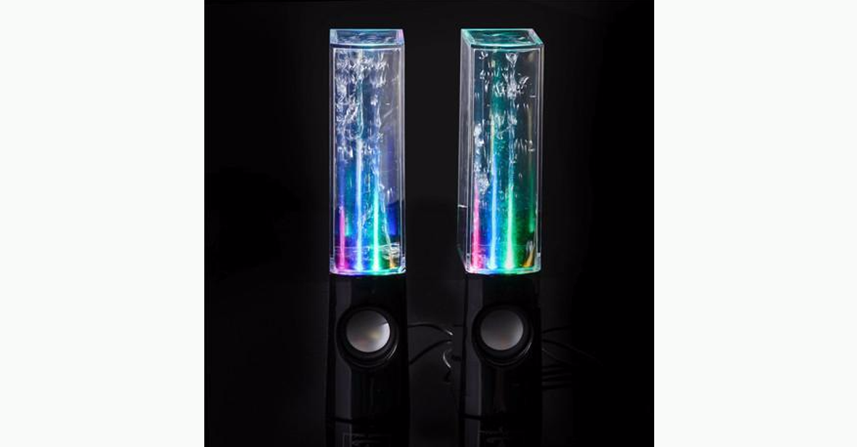 Colorful LED Water Fountain Bluetooth Speaker