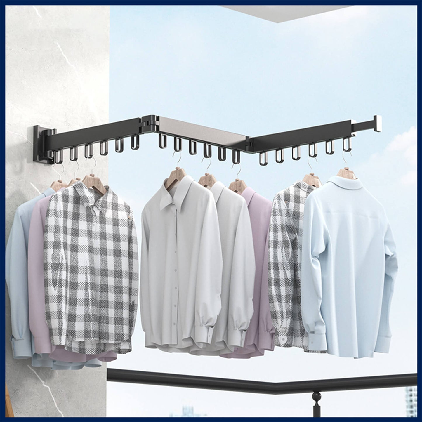 Portable Compact Clothes Drying Rack