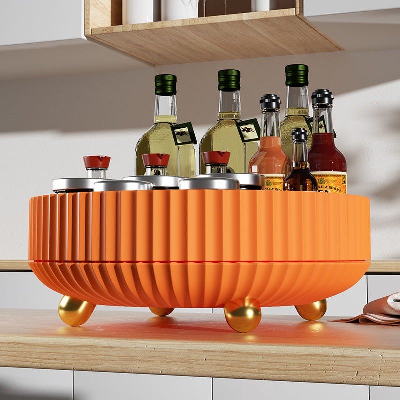 Stylish Rotating Tray Organizer