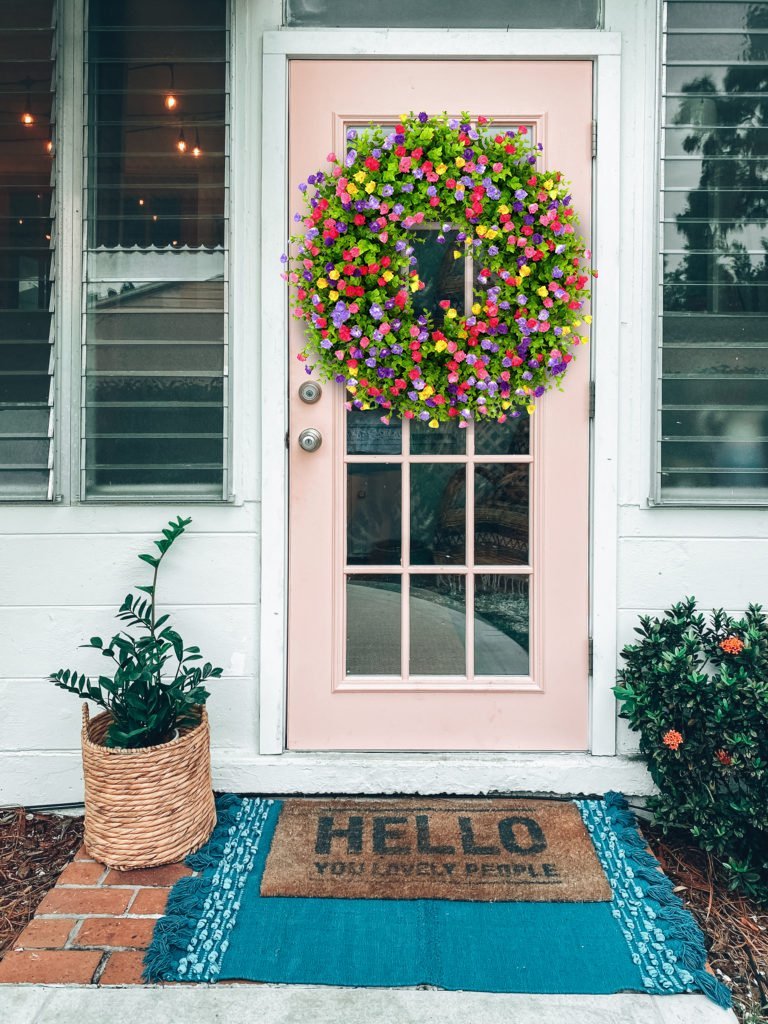 Beautiful Floral Wreath for Front Door