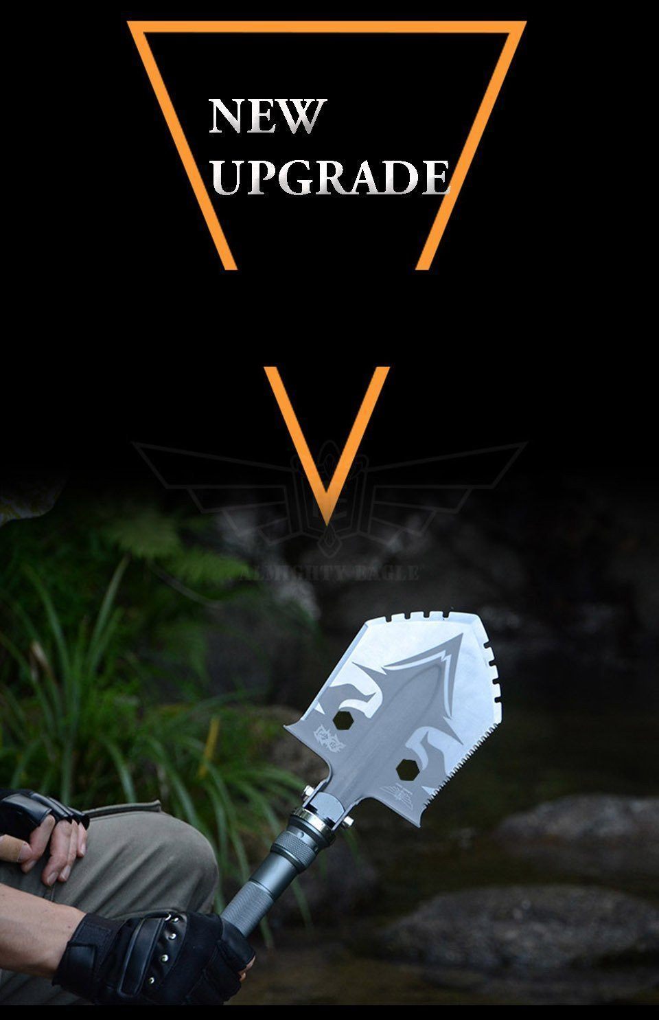 Portable Outdoor Emergency Shovel Tool