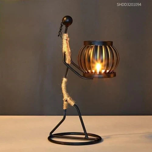 Classic Vintage Metal Candle Holder