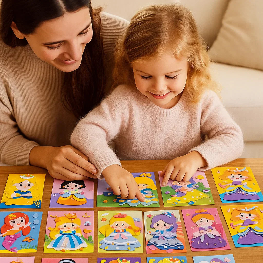 Fun DIY Sticker Art Kit for Children