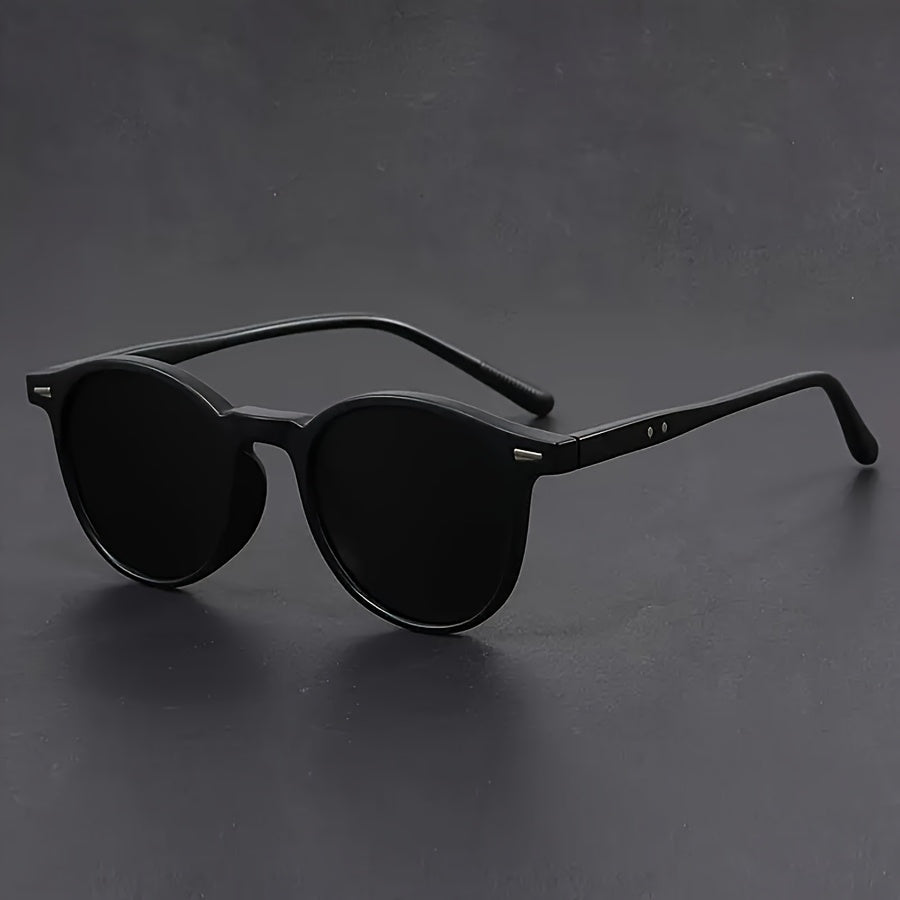 Vintage Round Men's Sunglasses Tortoiseshell Frames