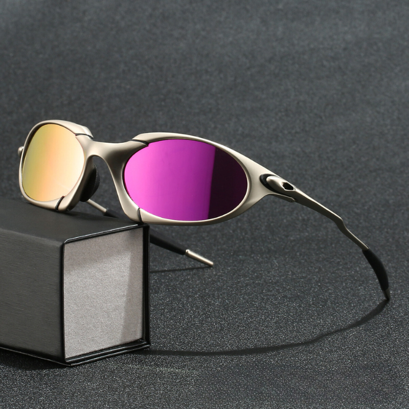 Men's Athletic Polarized Shades - Slim Metal Frame
