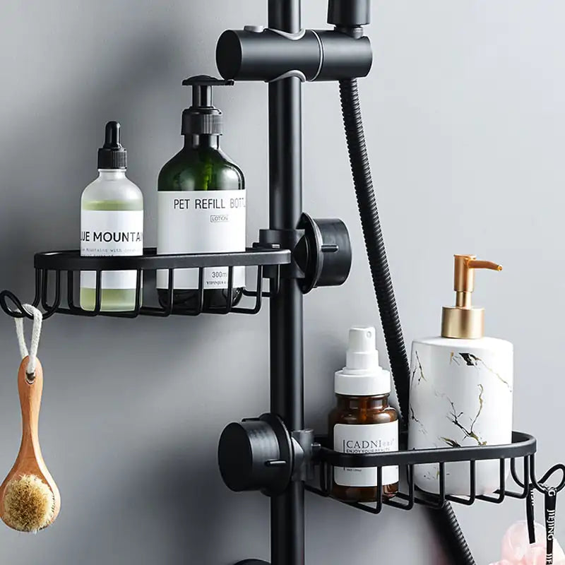 Waterproof Stainless Shower Caddy - Slim & Easy Install