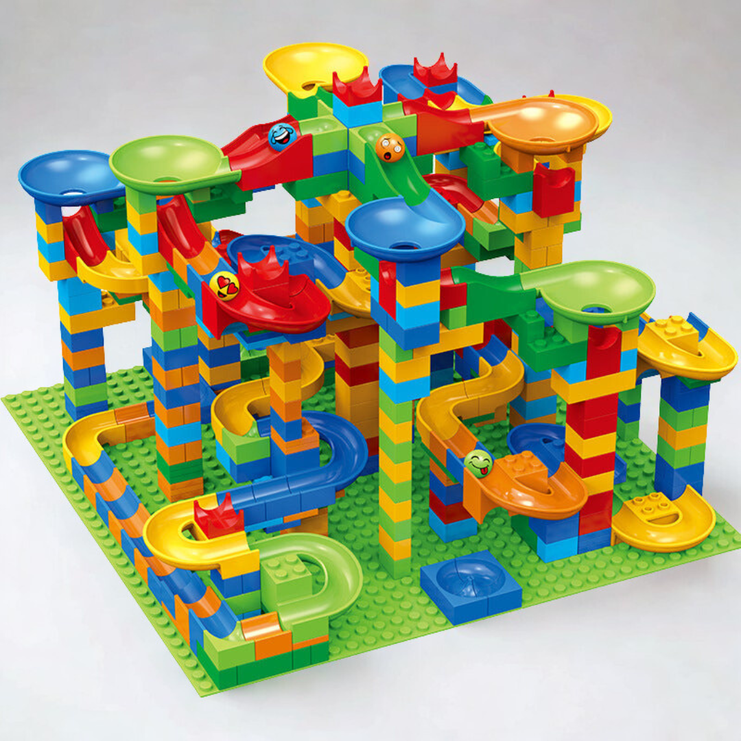 Fun Marble Run Construction Toy Blocks