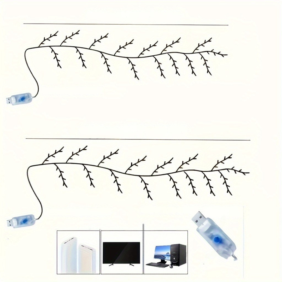 Stylish LED Tree Branch Wall Lamp