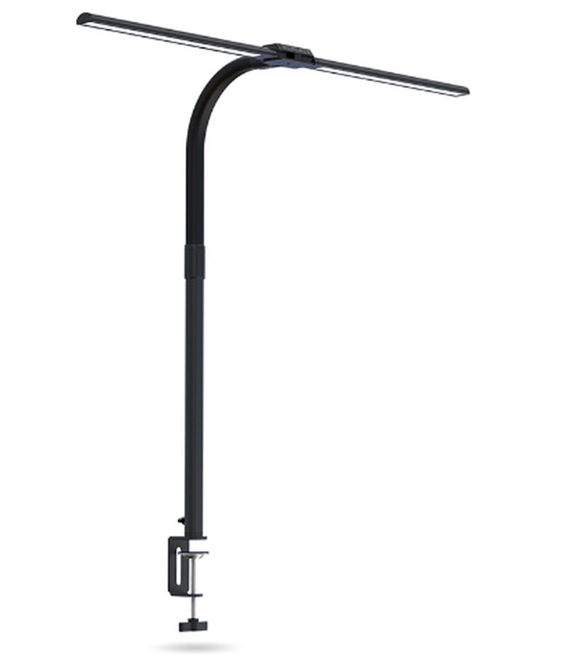 Compact Dual LED Desk Light, Bright Office Lamp