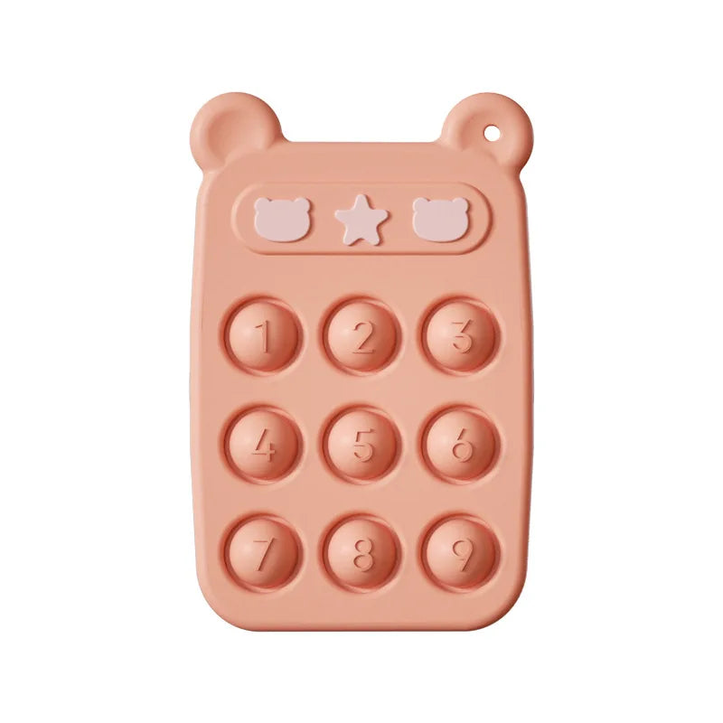 Soft Baby Teether Toy & Anxiety Relief Ring