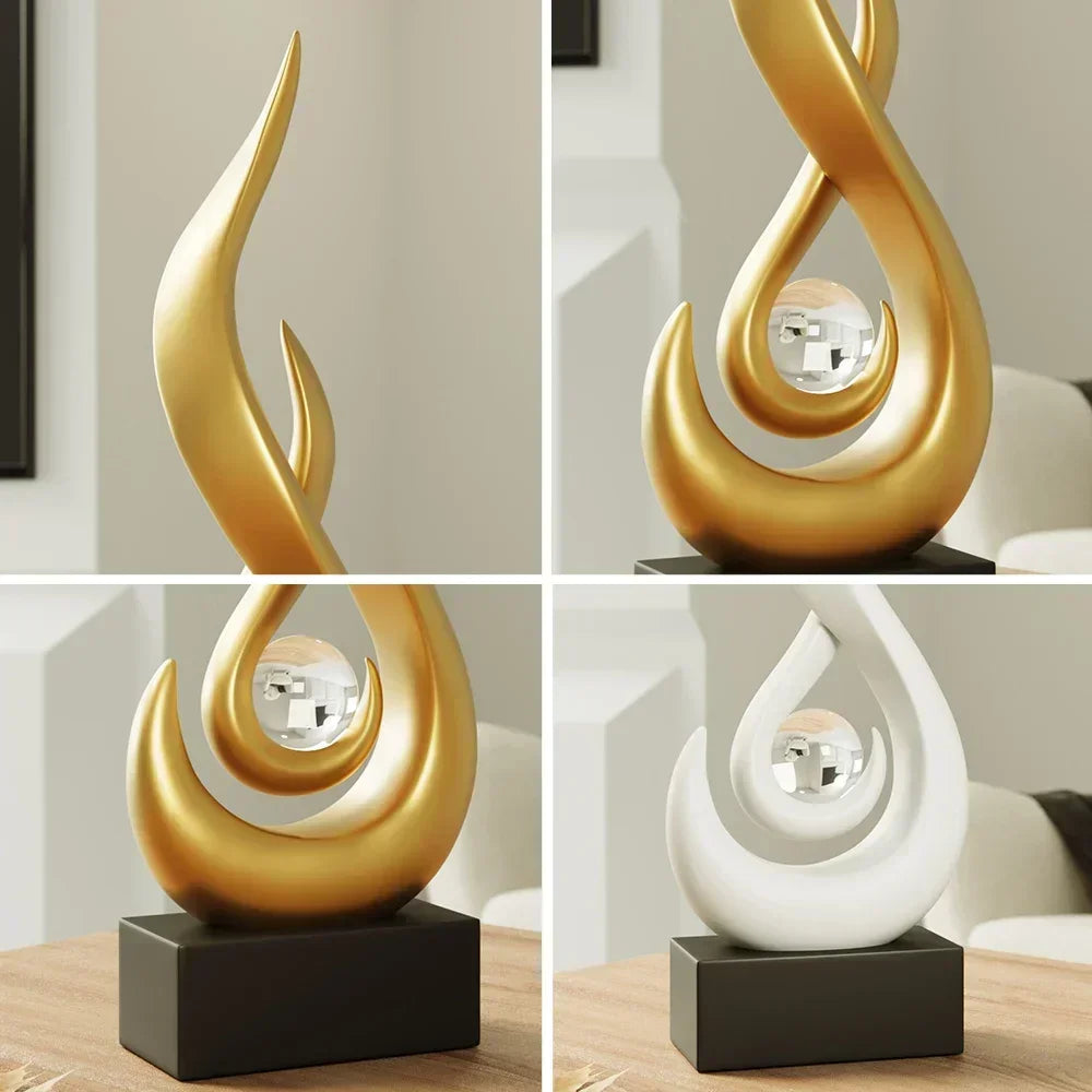 Calming Abstract Art Decorative Figure
