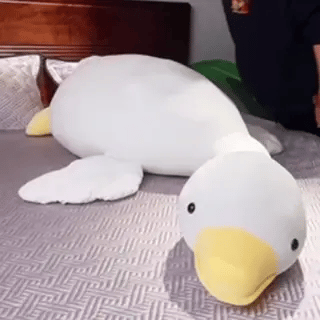 Soft White Down Cushion Plush Toy