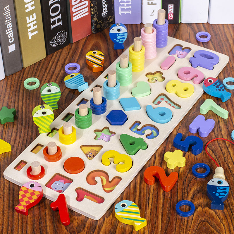 Learning Wooden Activity Board for Kids
