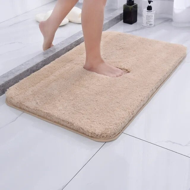Soft Grip Bathroom Mat Anti-Slip Quick Dry 50x80cm