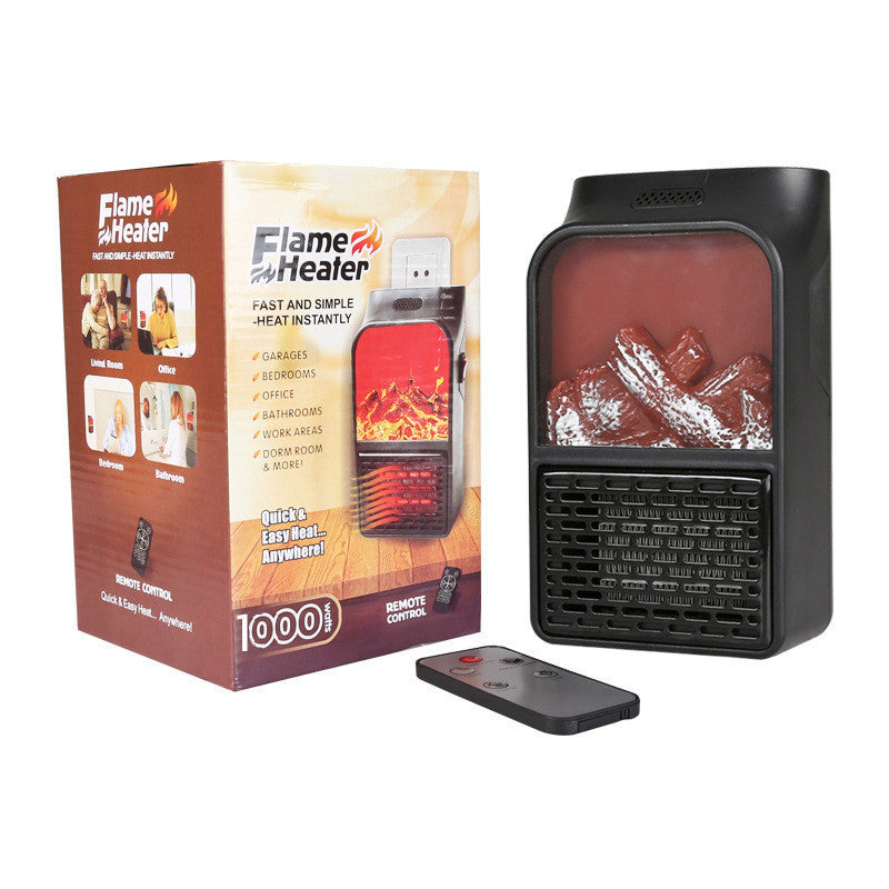 Cozy Electric Fireplace with Real Flame Effect