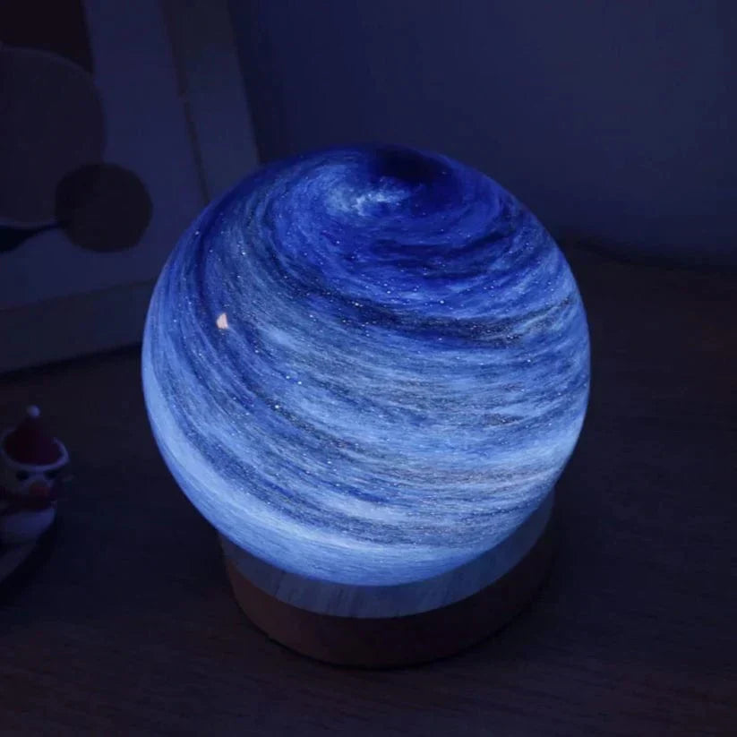 Glowing Moon Table Lamp - Soft Adjustable Night Light