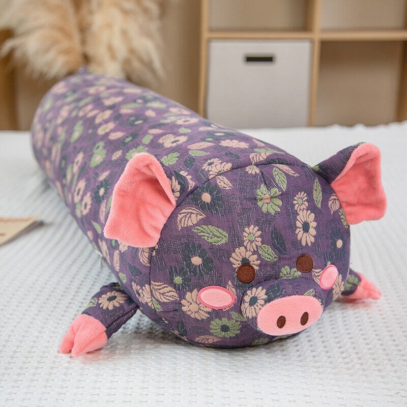 Cute Floral Pig Plush Toy
