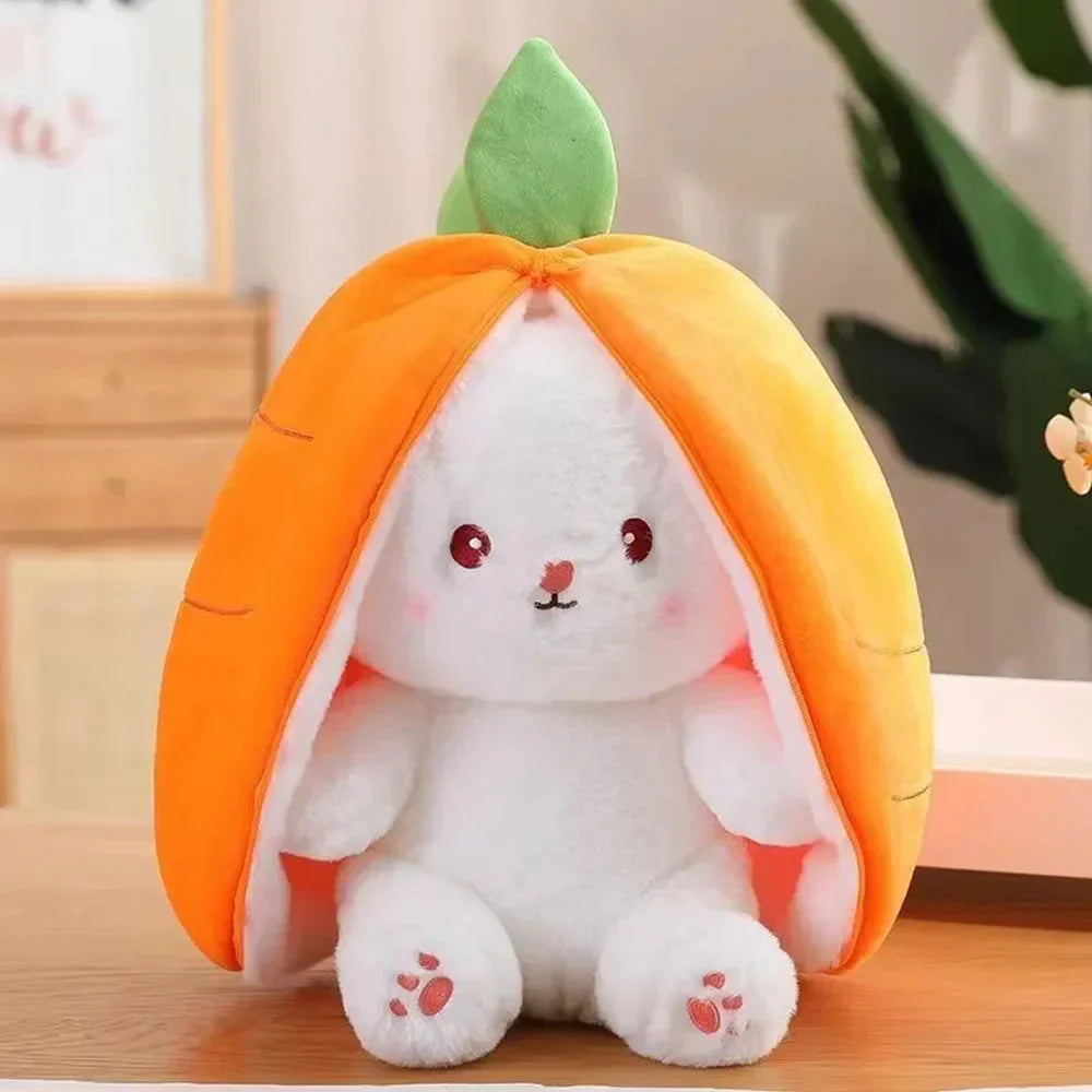 Soft Cute Bunny Plush Toy Zip Up