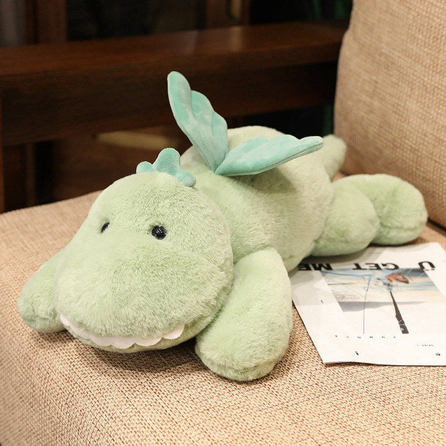 Fun Green Dinosaur Stuffed Animal Toy