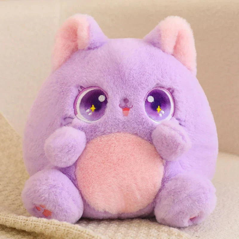 Colorful Soft Kitten Ball Plush Toys