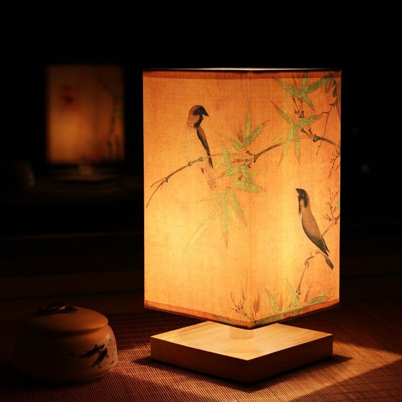 Traditional Japanese Style Table Lamp