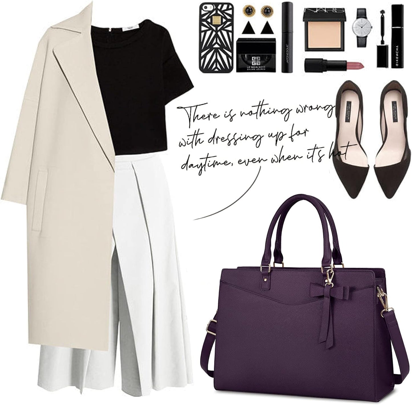 Professional Women's Office Laptop Handbag